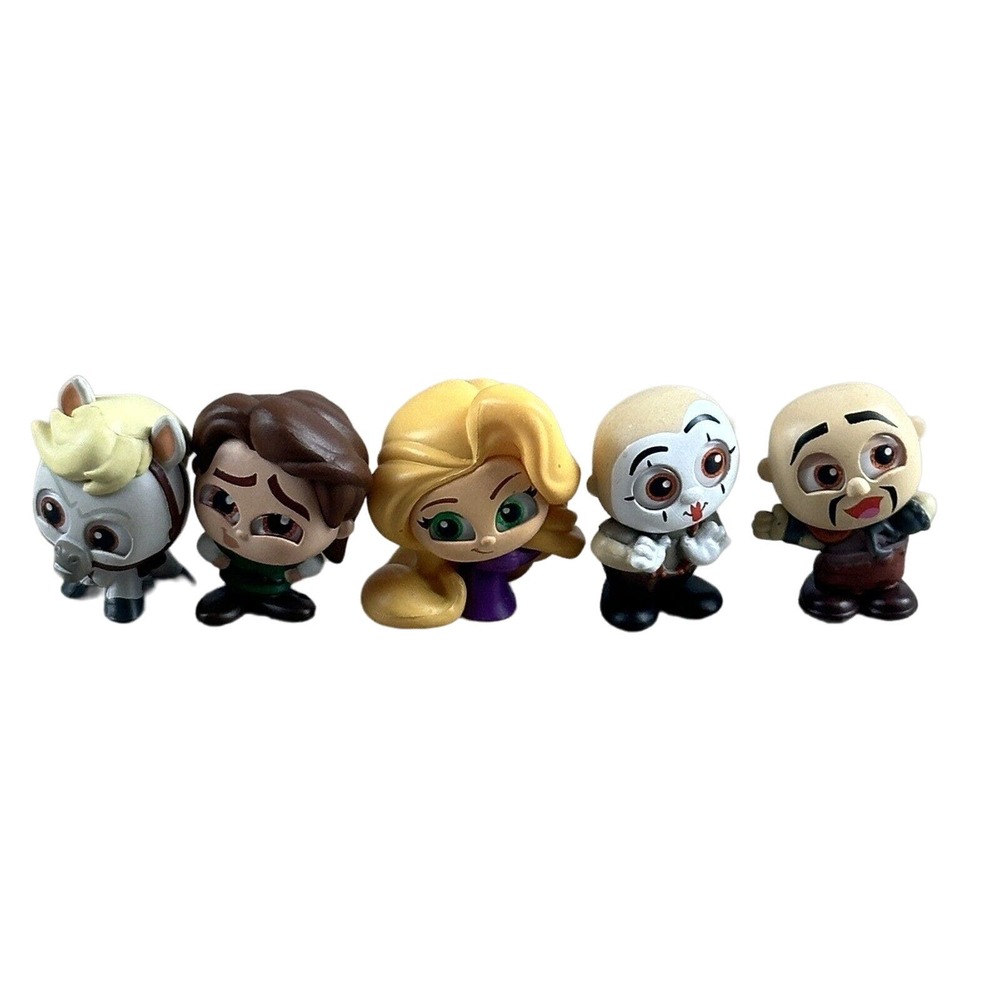 Disney Doorables Series 11 Movie Complete Set of 5 Tangled Rapunzel Figures